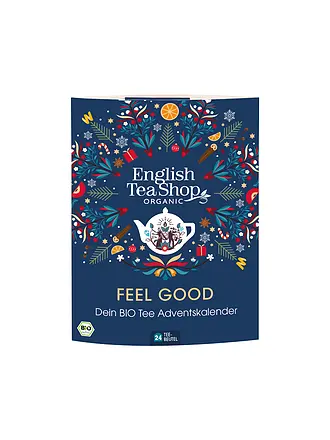ENGLISH TEA SHOP | Tee Adventskalender 24 Beutel Feel Good Dunkelgrün | 